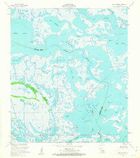 Bay Dosgris Louisiana Historical topographic map, 1:24000 scale, 7.5 X 7.5 Minute, Year 1953