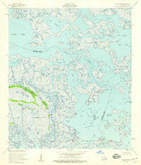 Bay Dosgris Louisiana Historical topographic map, 1:24000 scale, 7.5 X 7.5 Minute, Year 1953