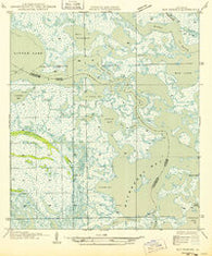 Bay Dosgris Louisiana Historical topographic map, 1:31680 scale, 7.5 X 7.5 Minute, Year 1949