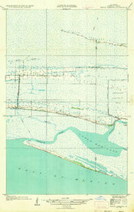 Bay Labauve Louisiana Historical topographic map, 1:31680 scale, 7.5 X 7.5 Minute, Year 1935