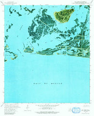 Bay Ronquille Louisiana Historical topographic map, 1:24000 scale, 7.5 X 7.5 Minute, Year 1973