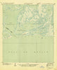 Bay Ronquille Louisiana Historical topographic map, 1:31680 scale, 7.5 X 7.5 Minute, Year 1947