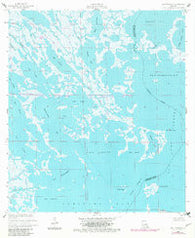 Bay Tambour Louisiana Historical topographic map, 1:24000 scale, 7.5 X 7.5 Minute, Year 1956