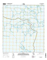 Bay Dosgris Louisiana Current topographic map, 1:24000 scale, 7.5 X 7.5 Minute, Year 2015