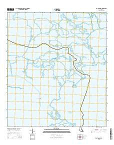 Bay Dosgris Louisiana Current topographic map, 1:24000 scale, 7.5 X 7.5 Minute, Year 2015