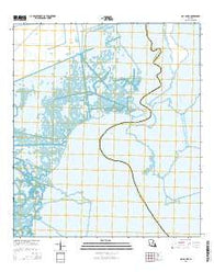 Bay L'Ours Louisiana Current topographic map, 1:24000 scale, 7.5 X 7.5 Minute, Year 2015