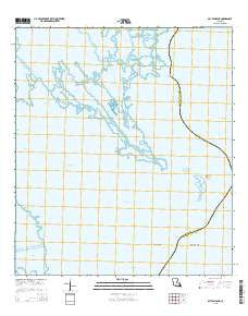 Bay Tambour Louisiana Current topographic map, 1:24000 scale, 7.5 X 7.5 Minute, Year 2015