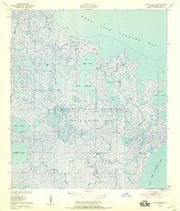 Bayou Blanc Louisiana Historical topographic map, 1:24000 scale, 7.5 X 7.5 Minute, Year 1948