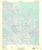 Bayou Blanc Louisiana Historical topographic map, 1:24000 scale, 7.5 X 7.5 Minute, Year 1948
