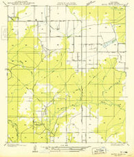 Bayou Blue Louisiana Historical topographic map, 1:31680 scale, 7.5 X 7.5 Minute, Year 1949