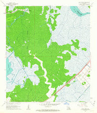 Bayou Boeuf Louisiana Historical topographic map, 1:24000 scale, 7.5 X 7.5 Minute, Year 1962