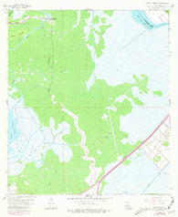 Bayou Boeuf Louisiana Historical topographic map, 1:24000 scale, 7.5 X 7.5 Minute, Year 1962