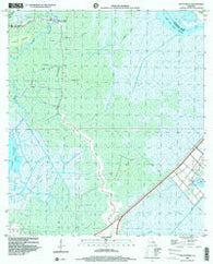 Bayou Boeuf Louisiana Historical topographic map, 1:24000 scale, 7.5 X 7.5 Minute, Year 1998