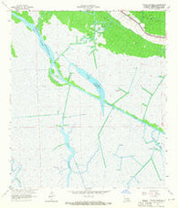 Bayou Cocodrie Louisiana Historical topographic map, 1:24000 scale, 7.5 X 7.5 Minute, Year 1964