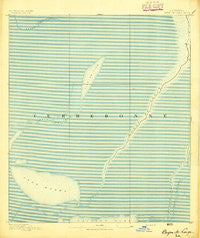 Bayou De Large Louisiana Historical topographic map, 1:62500 scale, 15 X 15 Minute, Year 1894