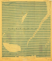 Bayou De Large Louisiana Historical topographic map, 1:62500 scale, 15 X 15 Minute, Year 1894