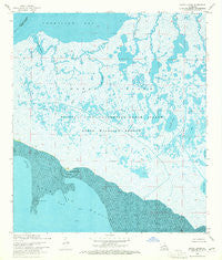 Bayou Lucien Louisiana Historical topographic map, 1:24000 scale, 7.5 X 7.5 Minute, Year 1968