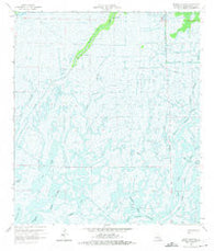 Bayou Sauveur Louisiana Historical topographic map, 1:24000 scale, 7.5 X 7.5 Minute, Year 1964
