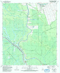 Bayou Sorrel Louisiana Historical topographic map, 1:24000 scale, 7.5 X 7.5 Minute, Year 1992