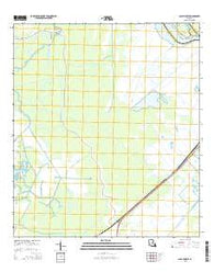 Bayou Boeuf Louisiana Current topographic map, 1:24000 scale, 7.5 X 7.5 Minute, Year 2015