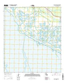 Bayou Cocodrie Louisiana Current topographic map, 1:24000 scale, 7.5 X 7.5 Minute, Year 2015