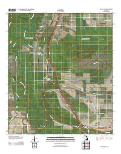 Bayou Jack Louisiana Historical topographic map, 1:24000 scale, 7.5 X 7.5 Minute, Year 2012