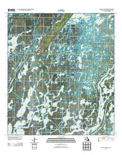Bayou Sauveur Louisiana Historical topographic map, 1:24000 scale, 7.5 X 7.5 Minute, Year 2012