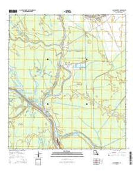 Bayou Sorrel Louisiana Current topographic map, 1:24000 scale, 7.5 X 7.5 Minute, Year 2015