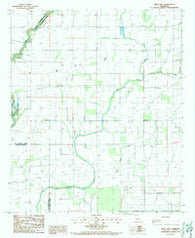 Bear Skin Louisiana Historical topographic map, 1:24000 scale, 7.5 X 7.5 Minute, Year 1986