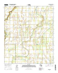 Bear Skin Louisiana Current topographic map, 1:24000 scale, 7.5 X 7.5 Minute, Year 2015