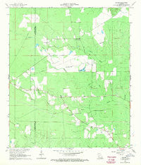 Beaver Louisiana Historical topographic map, 1:24000 scale, 7.5 X 7.5 Minute, Year 1968