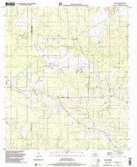 Beaver Louisiana Historical topographic map, 1:24000 scale, 7.5 X 7.5 Minute, Year 1998