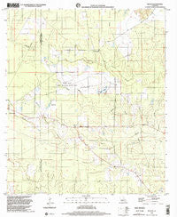 Beaver Louisiana Historical topographic map, 1:24000 scale, 7.5 X 7.5 Minute, Year 1998