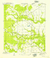 Beaver Louisiana Historical topographic map, 1:31680 scale, 7.5 X 7.5 Minute, Year 1954