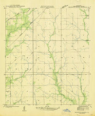 Beckwith School Louisiana Historical topographic map, 1:31680 scale, 7.5 X 7.5 Minute, Year 1947