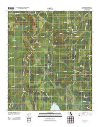 Beekman Louisiana Historical topographic map, 1:24000 scale, 7.5 X 7.5 Minute, Year 2012
