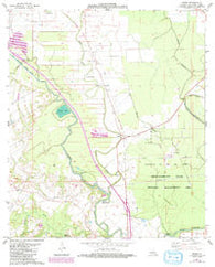 Beggs Louisiana Historical topographic map, 1:24000 scale, 7.5 X 7.5 Minute, Year 1983
