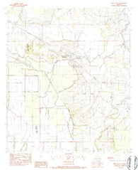 Belle D'eau Louisiana Historical topographic map, 1:24000 scale, 7.5 X 7.5 Minute, Year 1983
