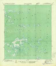 Belle Isle Louisiana Historical topographic map, 1:31680 scale, 7.5 X 7.5 Minute, Year 1935