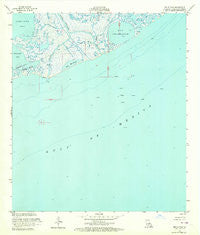 Belle Pass Louisiana Historical topographic map, 1:24000 scale, 7.5 X 7.5 Minute, Year 1953