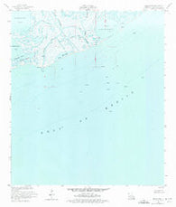 Belle Pass Louisiana Historical topographic map, 1:24000 scale, 7.5 X 7.5 Minute, Year 1953