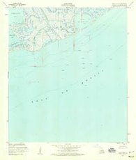 Belle Pass Louisiana Historical topographic map, 1:24000 scale, 7.5 X 7.5 Minute, Year 1953