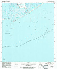 Belle Pass Louisiana Historical topographic map, 1:24000 scale, 7.5 X 7.5 Minute, Year 1994