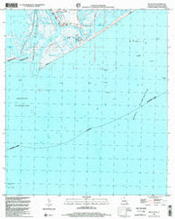 Belle Pass Louisiana Historical topographic map, 1:24000 scale, 7.5 X 7.5 Minute, Year 1998