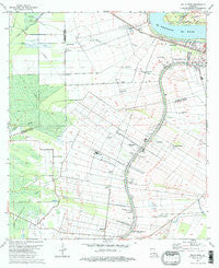 Belle Rose Louisiana Historical topographic map, 1:24000 scale, 7.5 X 7.5 Minute, Year 1974