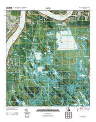 Belle Chasse Louisiana Historical topographic map, 1:24000 scale, 7.5 X 7.5 Minute, Year 2012