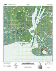 Belle Isle Louisiana Historical topographic map, 1:24000 scale, 7.5 X 7.5 Minute, Year 2012