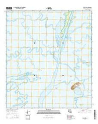 Belle Isle Louisiana Current topographic map, 1:24000 scale, 7.5 X 7.5 Minute, Year 2015