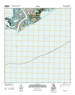 Belle Pass Louisiana Historical topographic map, 1:24000 scale, 7.5 X 7.5 Minute, Year 2012