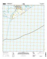 Belle Pass Louisiana Current topographic map, 1:24000 scale, 7.5 X 7.5 Minute, Year 2015